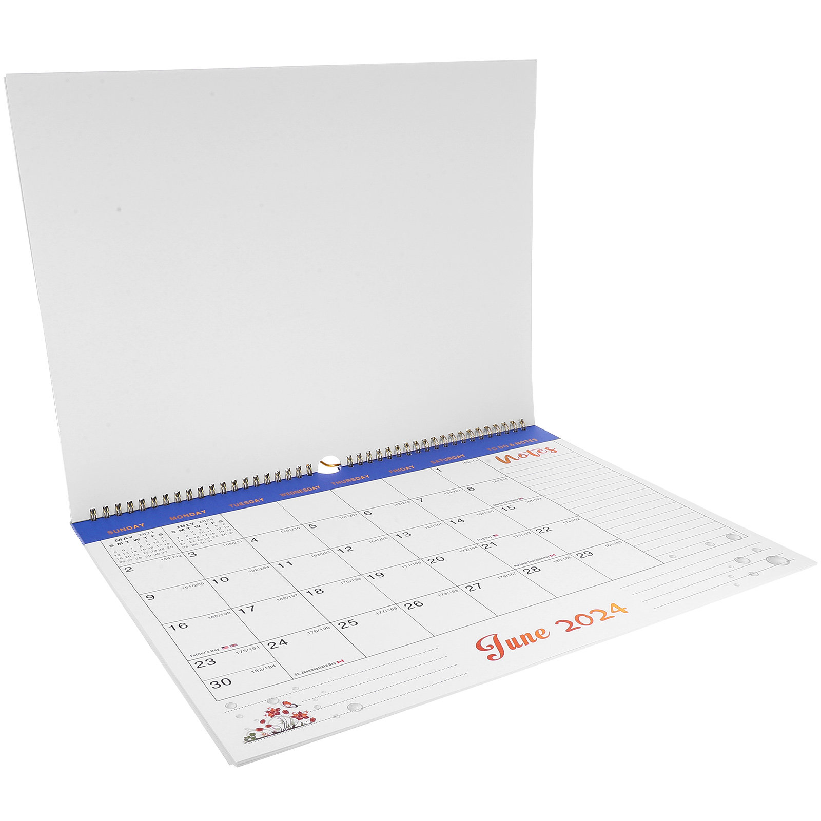 Home Office Layout Ideas - Calendario da parete elegante, con layout