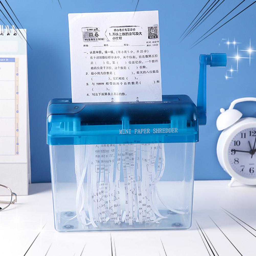 Paper Shredder Micro - Distruggidocumenti a Basso Rumore, Distruggidocumenti Portatile