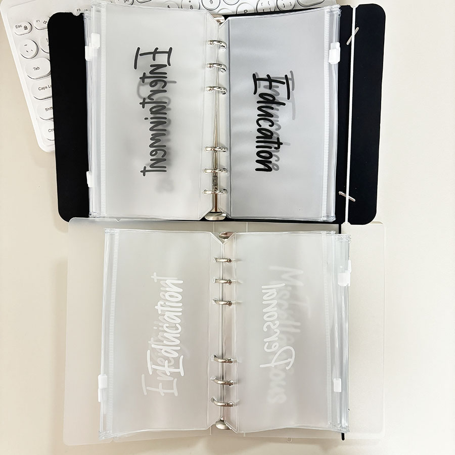 Home Office Budget - Sharkbang 1 set di raccoglitori A6,