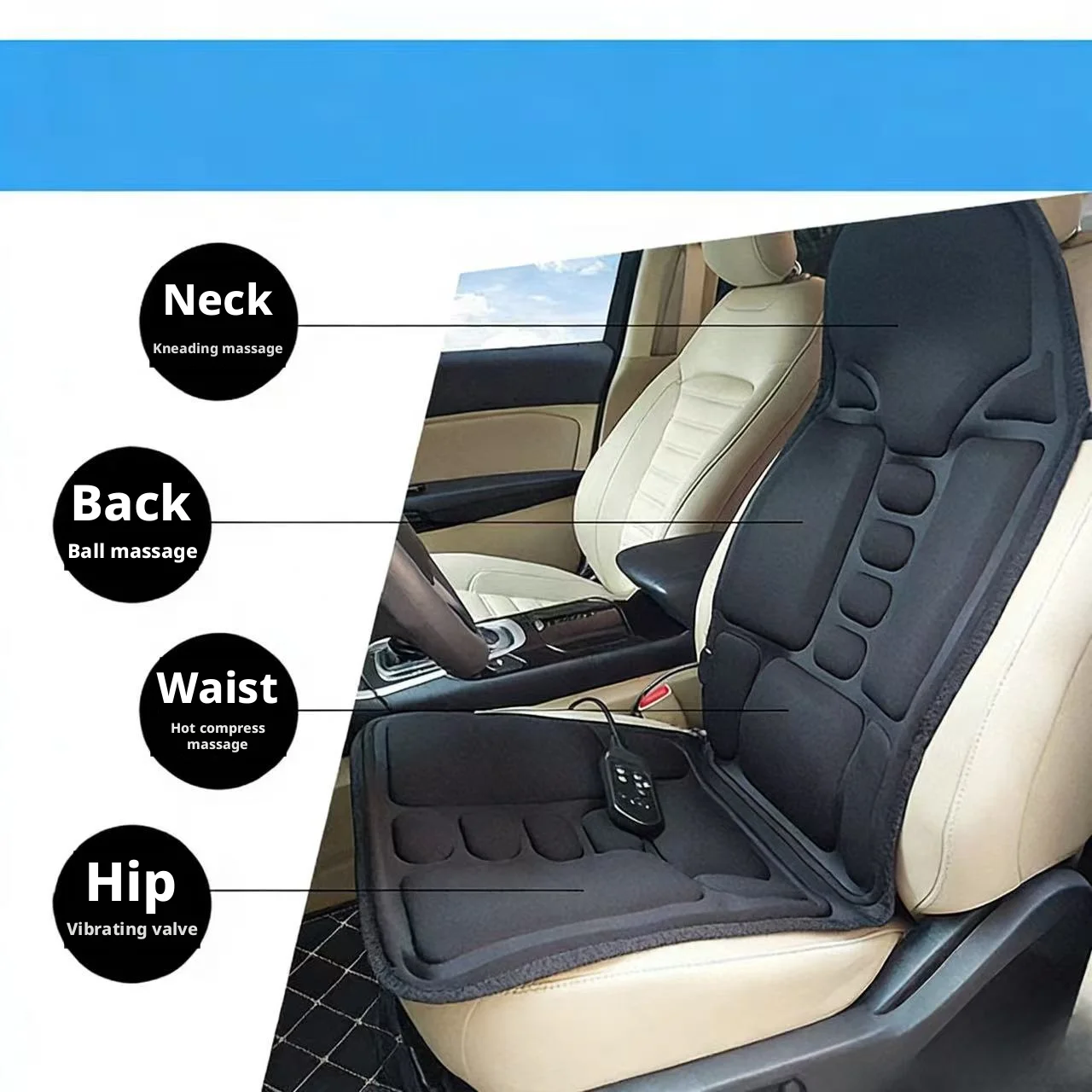 Cuscino Massaggiante a Vibrazi - Mesh Back Cushion recensione e prezzo