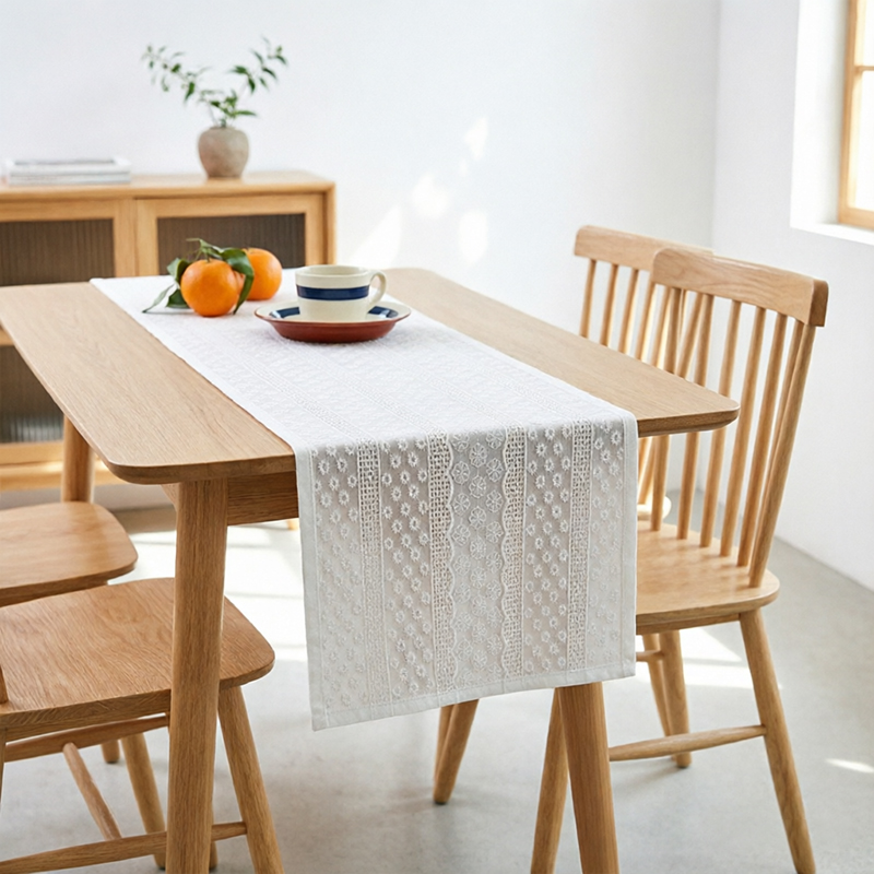 Runner da Tavola in Pizzo Bian - Home Office News recensione e prezzo