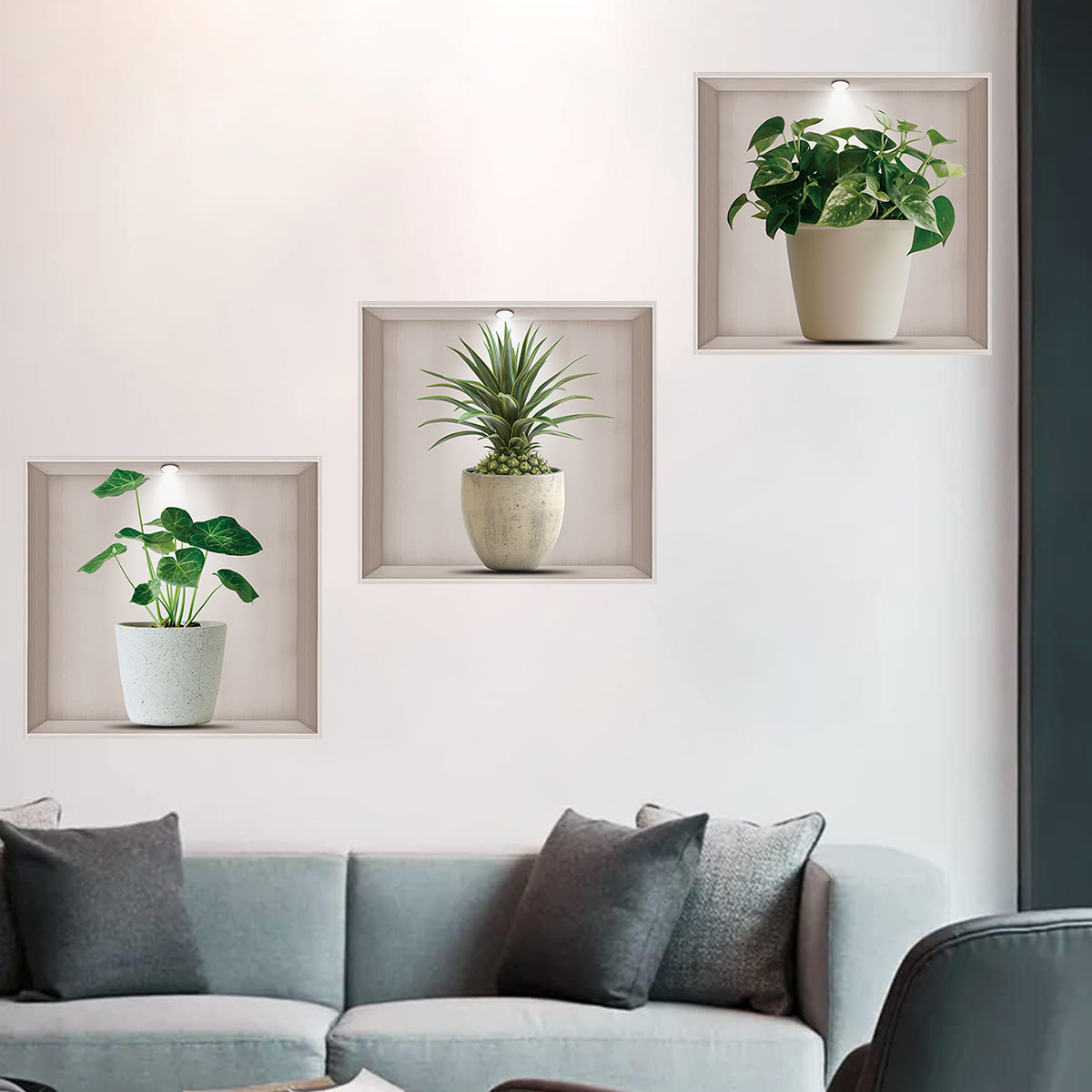 Vasi per fiori, Piante verdi,  - Home Office Backdrop recensione e prezzo