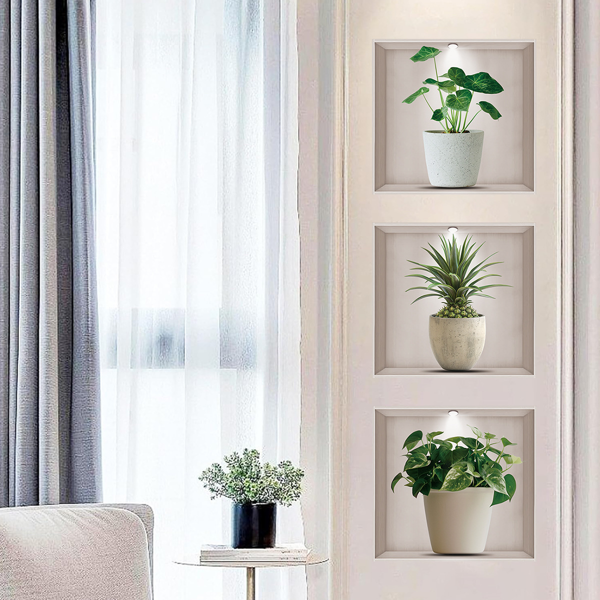 Vasi per fiori, Piante verdi,  - Home Office Backdrop recensione e prezzo