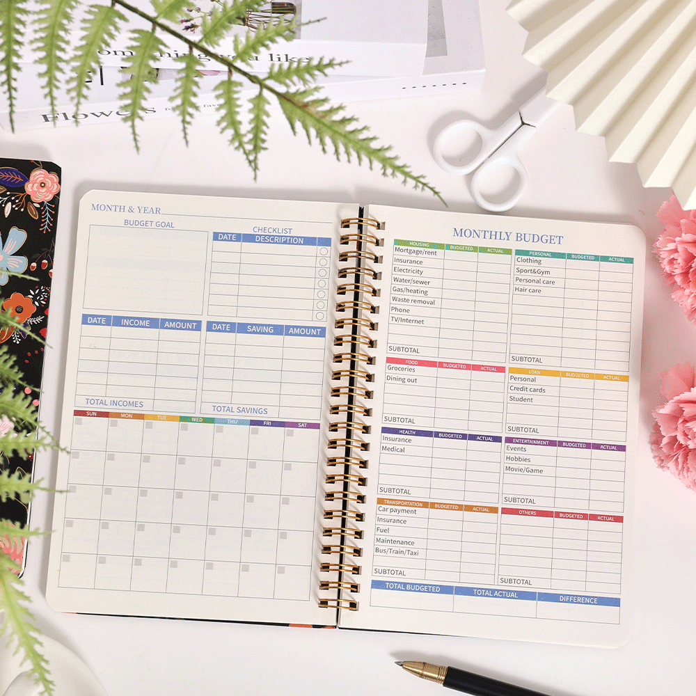 50 fogli, agenda mensile senza - Home Office Budget recensione e prezzo
