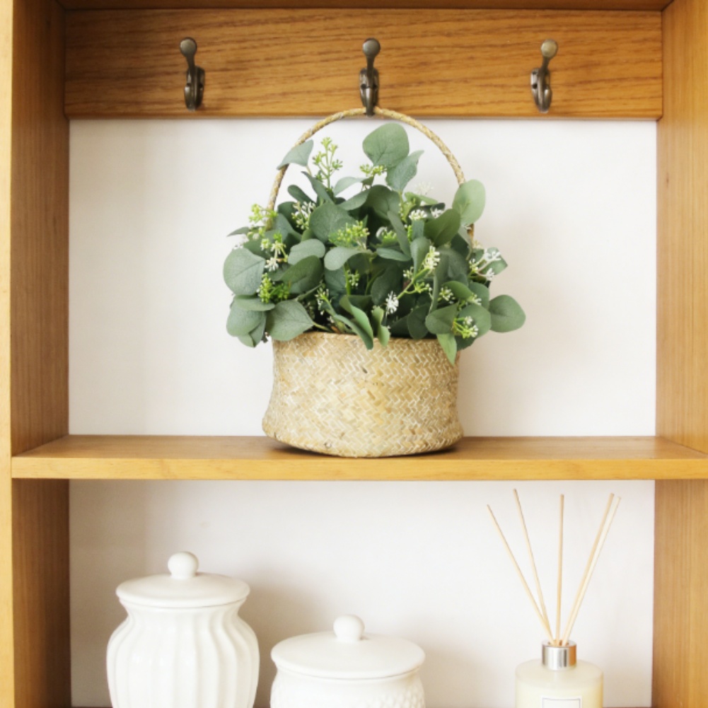 Foglie di eucalipto artificial - Home Office Backdrop recensione e prezzo